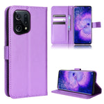 Custodia per telefono in pelle con trama a diamante, For OnePlus Nord CE 2 5G, For OPPO A7 / AX7 / A5s / AX5s / A21, For OPPO Find X5 Pro, For OPPO Find X5