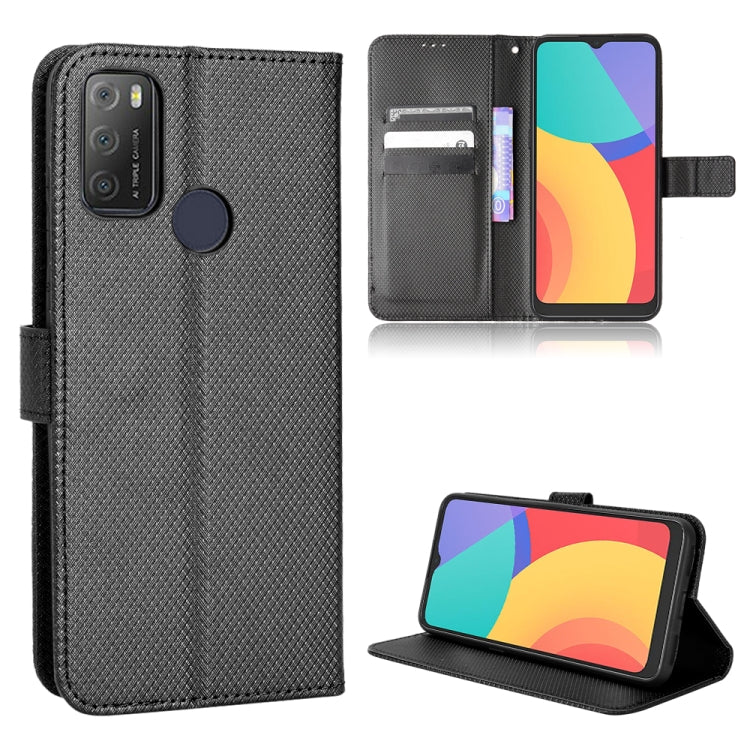 Custodia per telefono in pelle con trama a diamante, For OPPO Reno7 5G / Find X5 Lite, For vivo iQOO U5 5G, For Alcatel 1S 2021 / 3L 2021 / TCL 20E / 20Y, For Xiaomi Redmi Note 10 4G / Note 10S