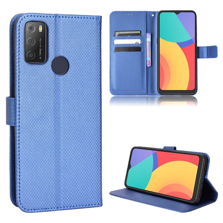 Custodia per telefono in pelle con trama a diamante, For OPPO Reno7 5G / Find X5 Lite, For vivo iQOO U5 5G, For Alcatel 1S 2021 / 3L 2021 / TCL 20E / 20Y, For Xiaomi Redmi Note 10 4G / Note 10S