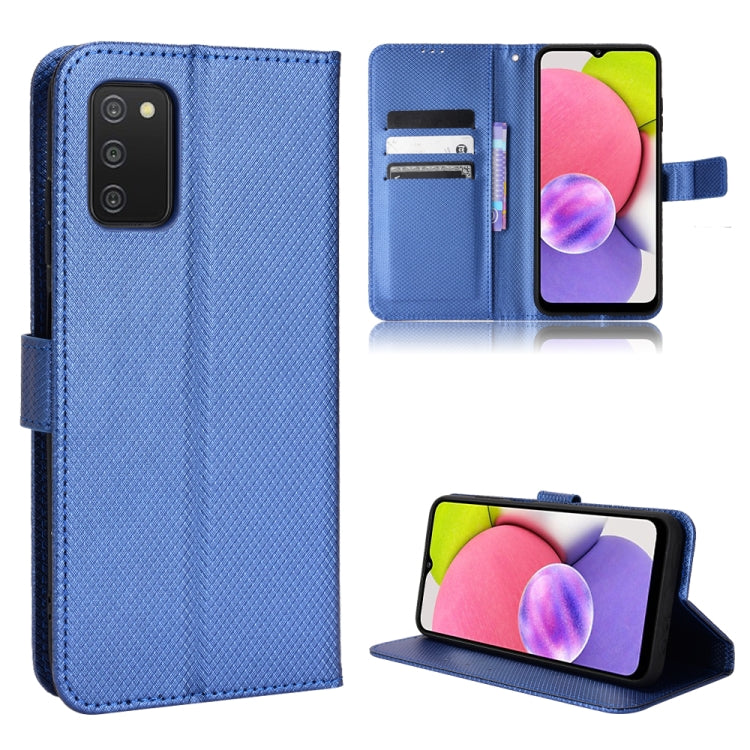 Custodia per telefono in pelle con trama a diamante, For Honor X8, For Samsung Galaxy A03s 164.2mm, For Samsung Galaxy A03s 166mm, For Samsung Galaxy S21 Ultra 5G