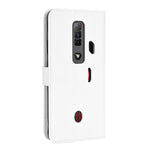 Custodia per telefono in pelle con trama a diamante, For ZTE nubia Red Magic 7