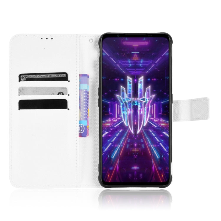 Custodia per telefono in pelle con trama a diamante, For ZTE nubia Red Magic 7