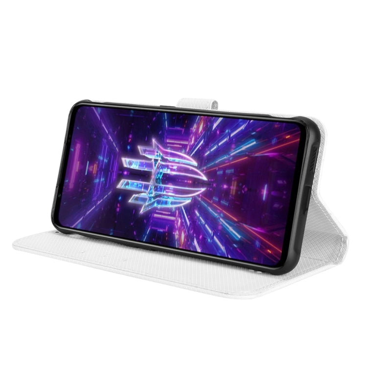 Custodia per telefono in pelle con trama a diamante, For ZTE nubia Red Magic 7