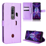 Custodia per telefono in pelle con trama a diamante, For ZTE nubia Red Magic 7