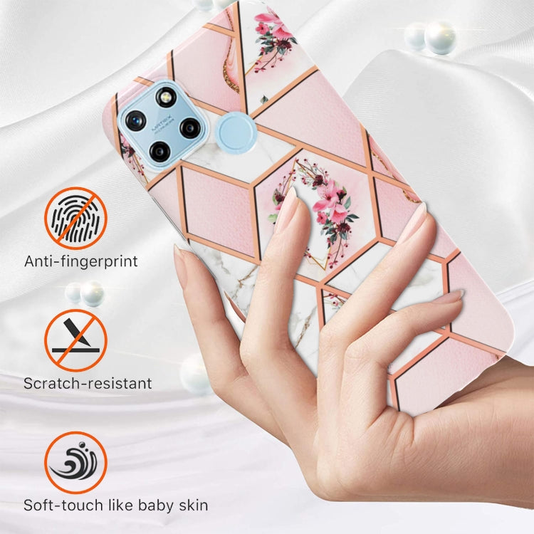 Custodia per cellulare in TPU con motivo floreale in marmo, For OPPO Realme C21Y, For Xiaomi Redmi Note 11 Pro 5G / 4G, For Xiaomi Redmi Note 11S/ Note 11 4G, For Samsung Galaxy A73 5G