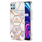 Custodia per cellulare in TPU con motivo floreale in marmo, For OPPO Realme C21Y, For Xiaomi Redmi Note 11 Pro 5G / 4G, For Xiaomi Redmi Note 11S/ Note 11 4G, For Samsung Galaxy A73 5G