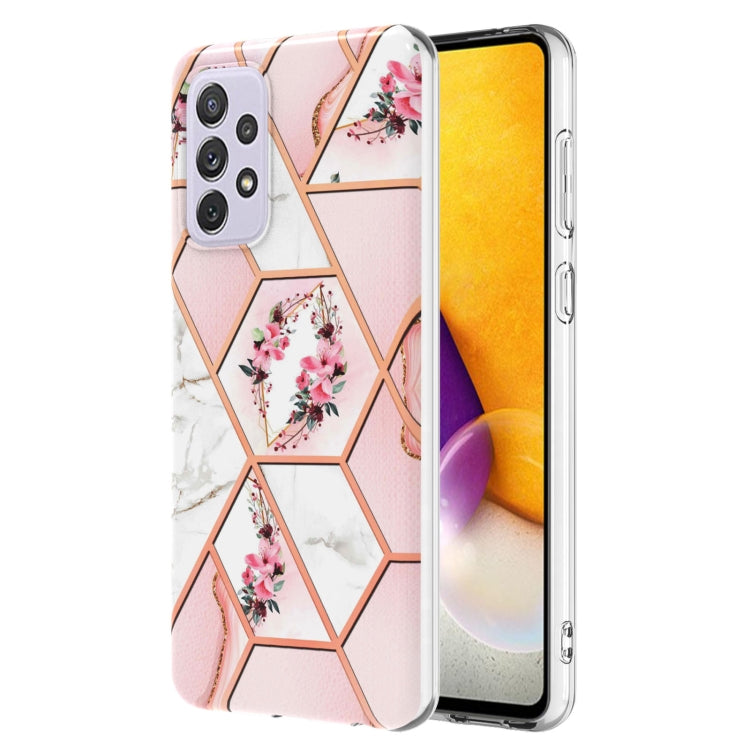 Custodia per cellulare in TPU con motivo floreale in marmo, For OPPO Realme C21Y, For Xiaomi Redmi Note 11 Pro 5G / 4G, For Xiaomi Redmi Note 11S/ Note 11 4G, For Samsung Galaxy A73 5G