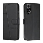 Custodia per telefono in pelle con fibbia in pelle di vitello cucita, For Tecno Pop 5 LTE, For Tecno Pova 2, For Tecno Pova Neo, For Tecno Spark 7 Pro