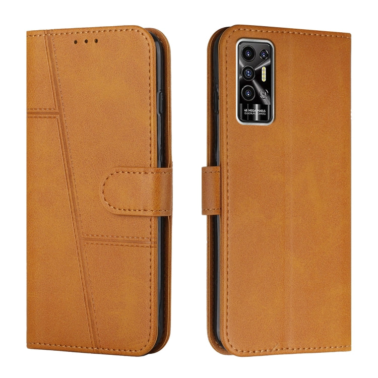 Custodia per telefono in pelle con fibbia in pelle di vitello cucita, For Tecno Pop 5 LTE, For Tecno Pova 2, For Tecno Pova Neo, For Tecno Spark 7 Pro