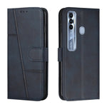 Custodia per telefono in pelle con fibbia in pelle di vitello cucita, For Tecno Pop 5 LTE, For Tecno Pova 2, For Tecno Pova Neo, For Tecno Spark 7 Pro