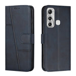 Custodia per telefono in pelle con fibbia in pelle di vitello cucita, For Infinix Hot 11, For Infinix Hot 11S NFC, For Infinix Hot 11S with Fingerprint Hole, For Infinix Hot 10S / 10T / 10S NFC