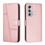 Custodia per telefono in pelle con fibbia in pelle di vitello cucita, For Infinix Hot 11, For Infinix Hot 11S NFC, For Infinix Hot 11S with Fingerprint Hole, For Infinix Hot 10S / 10T / 10S NFC