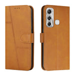 Custodia per telefono in pelle con fibbia in pelle di vitello cucita, For Infinix Hot 11, For Infinix Hot 11S NFC, For Infinix Hot 11S with Fingerprint Hole, For Infinix Hot 10S / 10T / 10S NFC