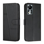 Custodia per telefono in pelle con fibbia in pelle di vitello cucita, For Infinix Hot 11, For Infinix Hot 11S NFC, For Infinix Hot 11S with Fingerprint Hole, For Infinix Hot 10S / 10T / 10S NFC