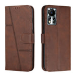 Custodia per telefono in pelle con fibbia in pelle di vitello cucita, For Infinix Hot 11, For Infinix Hot 11S NFC, For Infinix Hot 11S with Fingerprint Hole, For Infinix Hot 10S / 10T / 10S NFC
