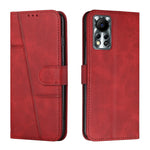 Custodia per telefono in pelle con fibbia in pelle di vitello cucita, For Infinix Hot 11, For Infinix Hot 11S NFC, For Infinix Hot 11S with Fingerprint Hole, For Infinix Hot 10S / 10T / 10S NFC