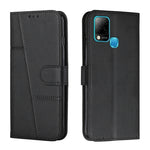 Custodia per telefono in pelle con fibbia in pelle di vitello cucita, For Infinix Hot 11, For Infinix Hot 11S NFC, For Infinix Hot 11S with Fingerprint Hole, For Infinix Hot 10S / 10T / 10S NFC