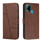 Custodia per telefono in pelle con fibbia in pelle di vitello cucita, For Infinix Hot 11, For Infinix Hot 11S NFC, For Infinix Hot 11S with Fingerprint Hole, For Infinix Hot 10S / 10T / 10S NFC