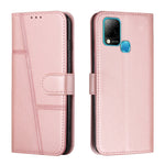 Custodia per telefono in pelle con fibbia in pelle di vitello cucita, For Infinix Hot 11, For Infinix Hot 11S NFC, For Infinix Hot 11S with Fingerprint Hole, For Infinix Hot 10S / 10T / 10S NFC