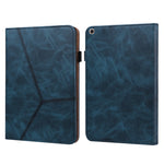Custodia per tablet in pelle a righe goffrata tinta unita, For Samsung Galaxy Tab S6 Lite P610/P615, For Samsung Galaxy Tab A 10.1 (2019) T510, For Samsung Galaxy Tab A7 10.4 (2020) T500/T505, For Samsung Galaxy Tab A 8.0 (2019) T290