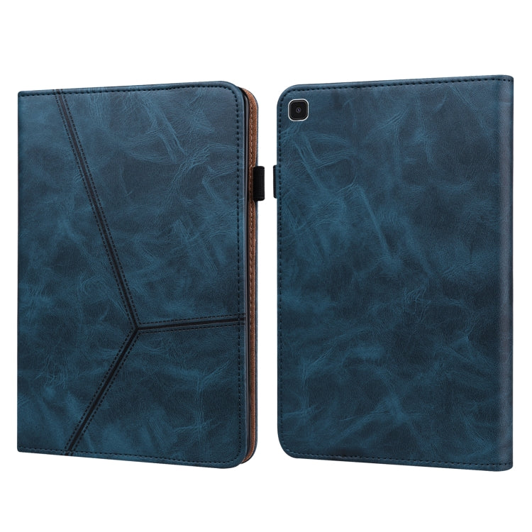 Custodia per tablet in pelle a righe goffrata tinta unita, For Samsung Galaxy Tab A7 Lite T220/T225, For Samsung Galaxy Tab S7 T870/T875/T876B, For Samsung Galaxy Tab S7+ T970 / S7 FE T730, For Samsung Galaxy Tab A8 10.5 (2021)