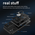 Custodia per telefono con scheda Camshield scorrevole, For OPPO Realme 9i / A36 / A76, For OPPO Realme 9 Pro, For OPPO Realme 9 Pro+