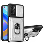 Custodia per telefono con scheda Camshield scorrevole, For OPPO Realme 9i / A36 / A76, For OPPO Realme 9 Pro, For OPPO Realme 9 Pro+