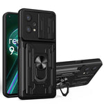 Custodia per telefono con scheda Camshield scorrevole, For OPPO Realme 9i / A36 / A76, For OPPO Realme 9 Pro, For OPPO Realme 9 Pro+