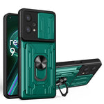 Custodia per telefono con scheda Camshield scorrevole, For OPPO Realme 9i / A36 / A76, For OPPO Realme 9 Pro, For OPPO Realme 9 Pro+
