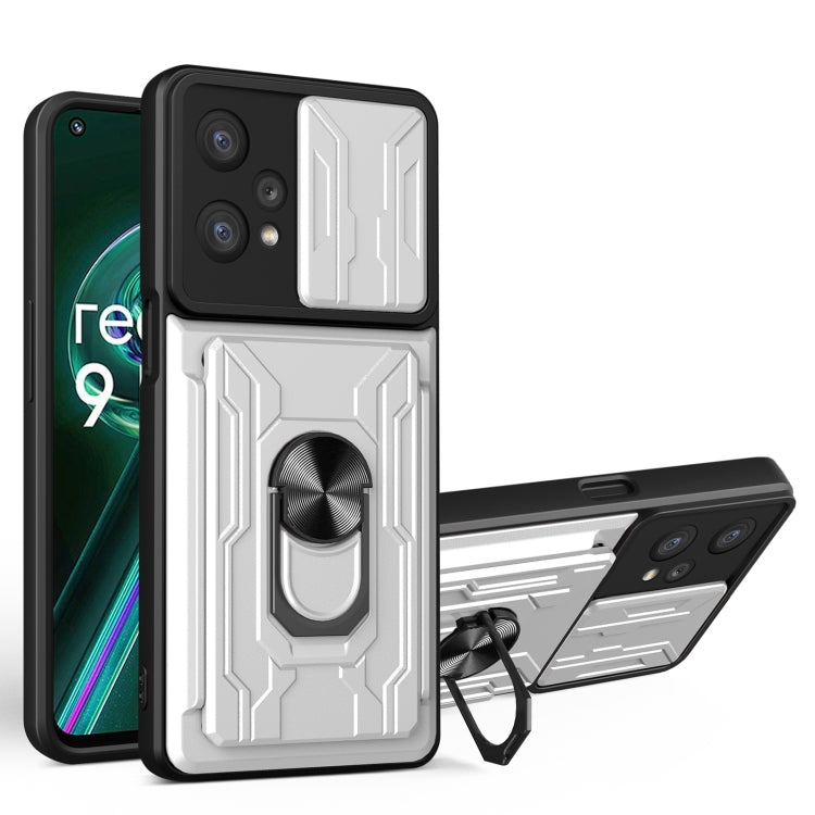Custodia per telefono con scheda Camshield scorrevole, For OPPO Realme 9i / A36 / A76, For OPPO Realme 9 Pro, For OPPO Realme 9 Pro+