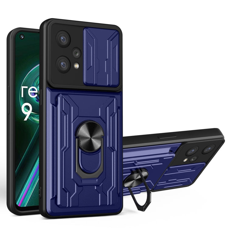 Custodia per telefono con scheda Camshield scorrevole, For OPPO Realme 9i / A36 / A76, For OPPO Realme 9 Pro, For OPPO Realme 9 Pro+