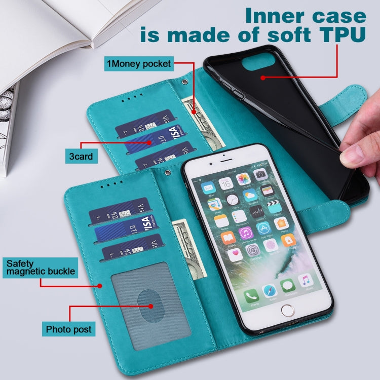 Custodia per telefono in pelle pressata con motivo ad albero e cervo, For Nokia 3.4 / 5.4, For Nokia G20 / G10 / 6.3, For Sony Xperia 10 III, For Xiaomi Redmi 9T / 9 Power, For Xiaomi Redmi 10