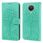 Custodia per telefono in pelle pressata con motivo ad albero e cervo, For Nokia 3.4 / 5.4, For Nokia G20 / G10 / 6.3, For Sony Xperia 10 III, For Xiaomi Redmi 9T / 9 Power, For Xiaomi Redmi 10