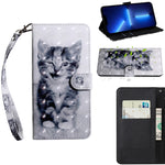 Custodia portafoglio in pelle per iPhone 13 Pro Max