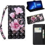 Custodia portafoglio in pelle per iPhone 13 Pro Max