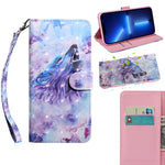 Custodia portafoglio in pelle per iPhone 13 Pro Max