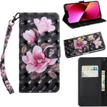 Custodia portafoglio in pelle per iPhone 13 e 13 mini