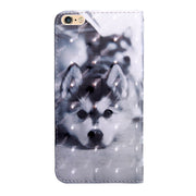 Custodia per telefono in pelle con disegno colorato con motivo a pittura 3D, For iPhone SE 2022
