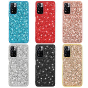 Custodia TPU glitterata antiurto per smartphone compatibili