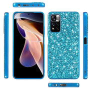 Custodia TPU glitterata antiurto per smartphone compatibili
