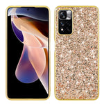 Custodia TPU glitterata antiurto per smartphone compatibili