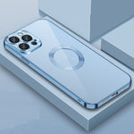 Custodia TPU trasparente con bordo 9D per iPhone 12