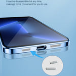 Custodia TPU trasparente con bordo 9D per iPhone 12