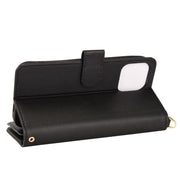 Custodia per telefono in pelle con cerniera texture Litchi, For iPhone 13 Pro Max