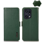 KHAZNEH Custodia per telefono RFID in vera pelle Litchi magnetica laterale, For Xiaomi Poco X4 Pro 5G, For OPPO Find X5 Pro, For TCL 30 5G / 30 Plus 5G, For Wiko Y52, For OPPO Find X5, For Xiaomi Redmi K40S 5G