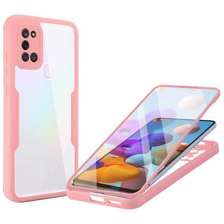 Acrilico + TPU Custodia per telefono antiurto a copertura totale a 360 gradi, For Samsung Galaxy S22+ 5G, For Samsung Galaxy S22 Ultra 5G, For Samsung Galaxy A21s, For Samsung Galaxy A22 4G