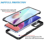 Acrilico + TPU Custodia per telefono antiurto a copertura totale a 360 gradi, For Xiaomi Redmi  K40, For Xiaomi Redmi Note 11 4G Global, For Xiaomi Poco X3 NFC / X3