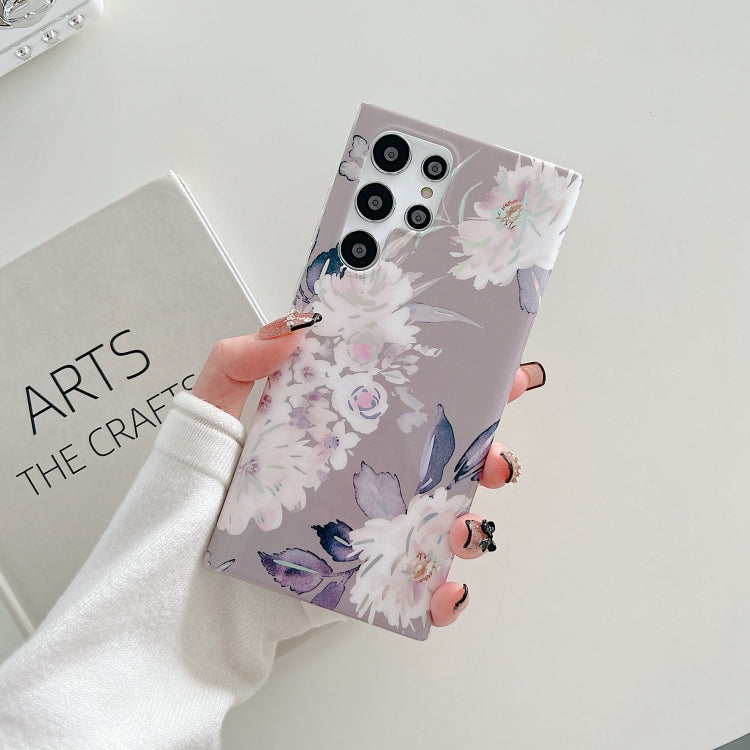 Custodia per cellulare in TPU con fiore laser, For Samsung Galaxy S22 5G, For Samsung Galaxy S22+ 5G, For Samsung Galaxy S22 Ultra 5G