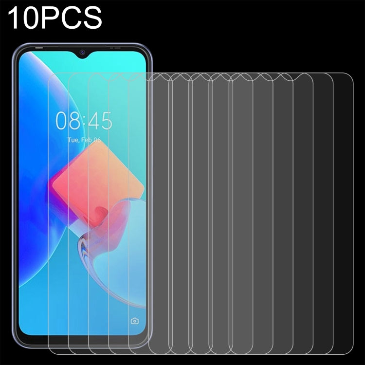 10 pellicole in vetro temperato da 0,26 mm 9H 2,5D, For Tecno Spark 8C(10 PCS), For ZTE Blade V40(10 PCS), For Meizu Meilan S6 (10 PCS)