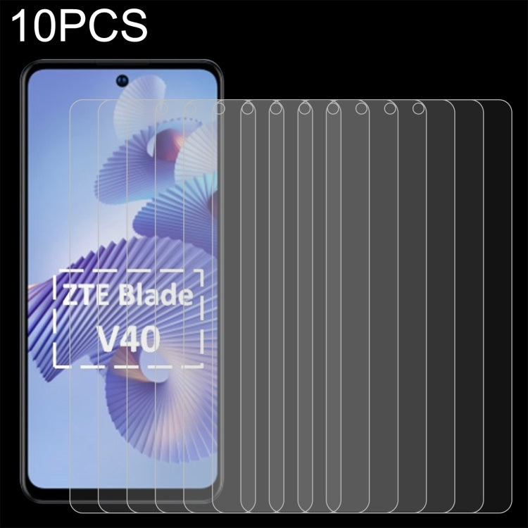 10 pellicole in vetro temperato da 0,26 mm 9H 2,5D, For Tecno Spark 8C(10 PCS), For ZTE Blade V40(10 PCS), For Meizu Meilan S6 (10 PCS)